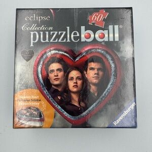 Twilight Eclipse 3-D PuzzleBall Treasure Heart 60pc Puzzle 4.3" Ravensburger